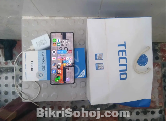 Tecno Camon 30s Ram 8+8 Rom 256